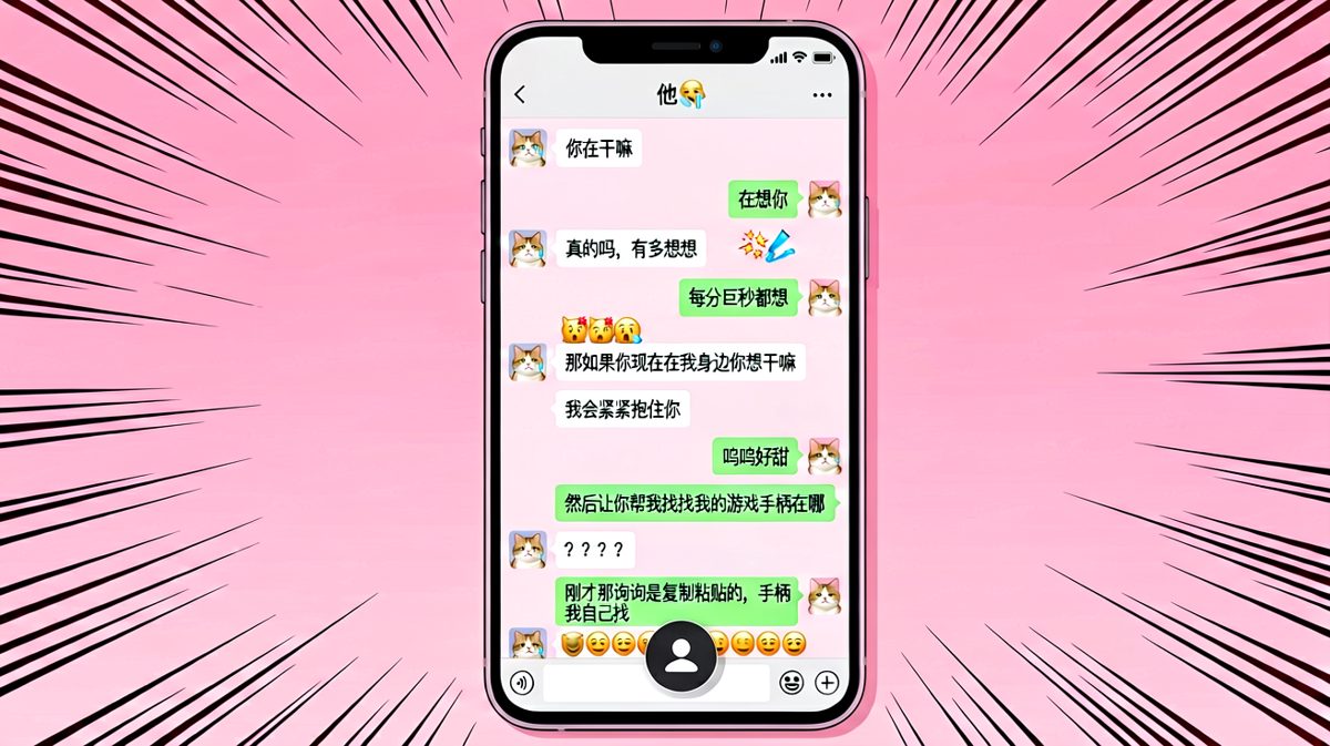 甜蜜套路满分，最后一句直接拉黑结局
