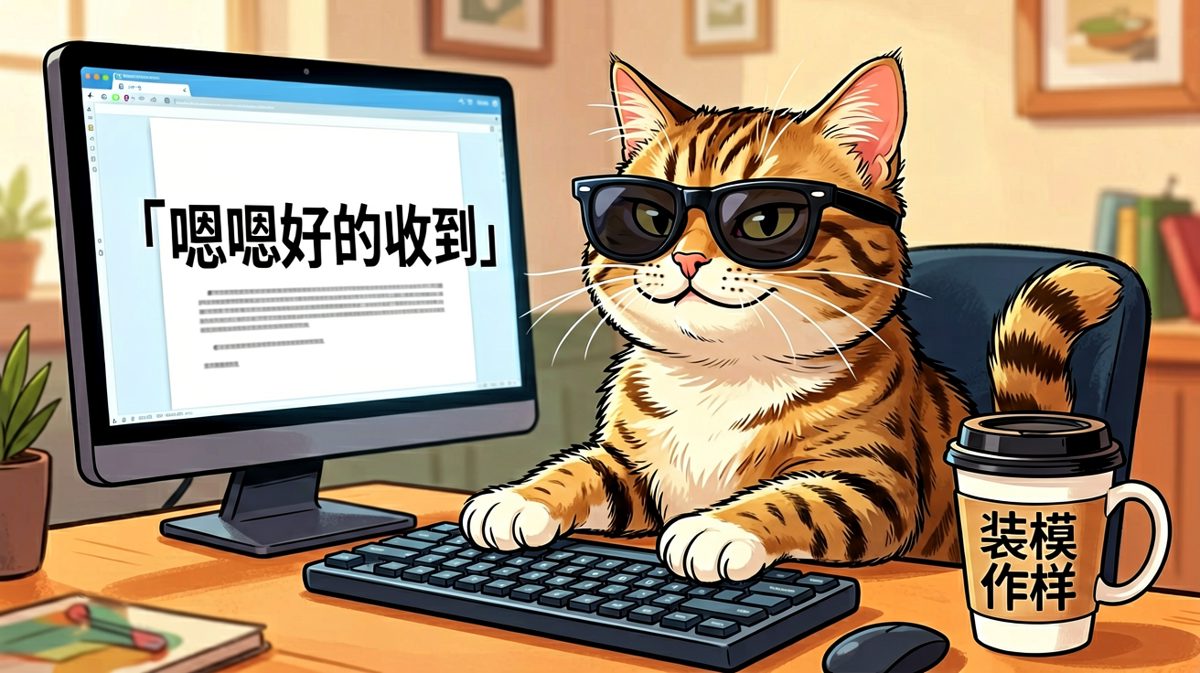 摸鱼高手从不露馅