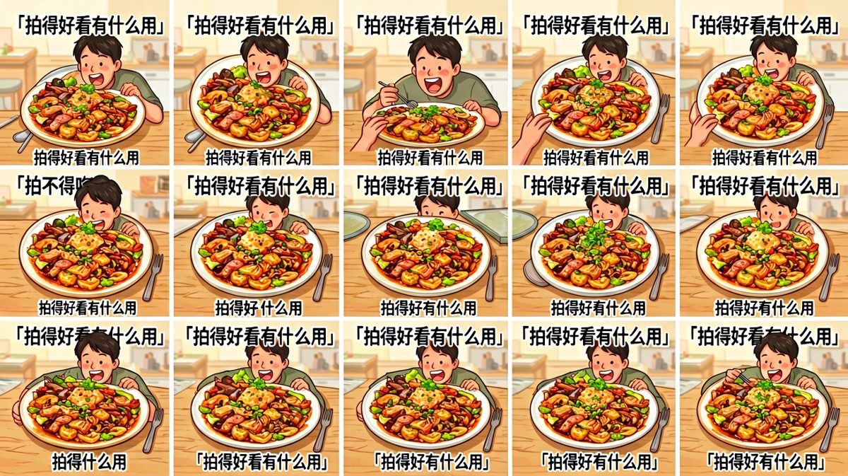 手机先吃，然后凉透