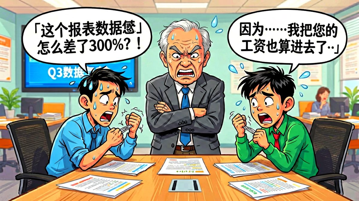 员工交报表出错被老板怒问，真相却让老板当场窒息。