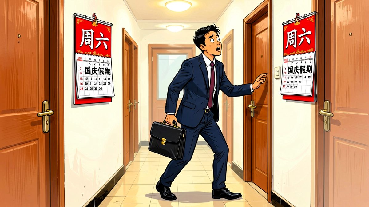 推开门的瞬间……今天周六？！