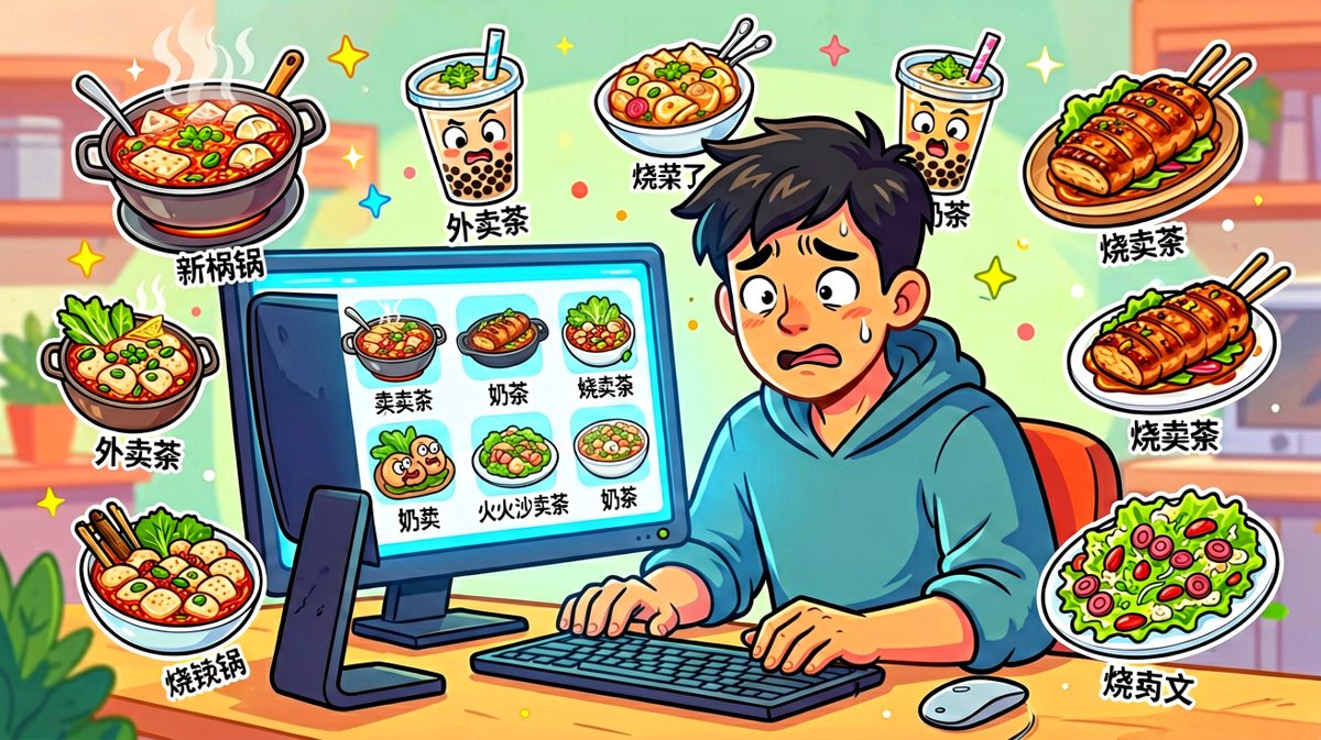 选择困难症晚期：今天吃什么，世纪难题