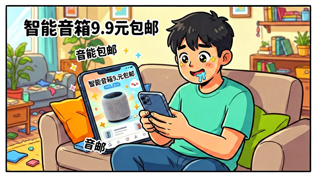 贪便宜的主角被低价广告迷惑