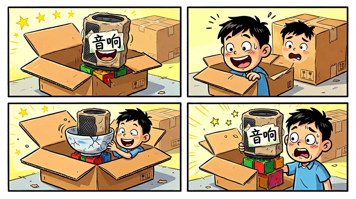 拆开后发现货不对板