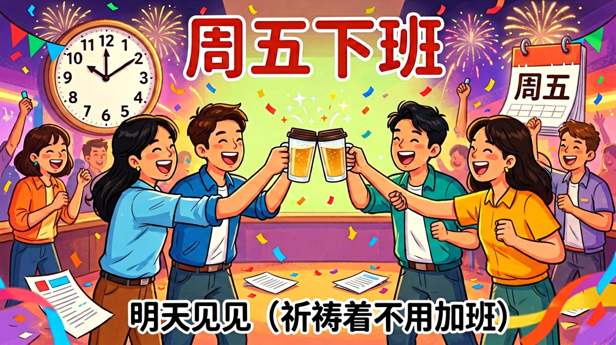 周五下午：灵魂已经飞出办公室