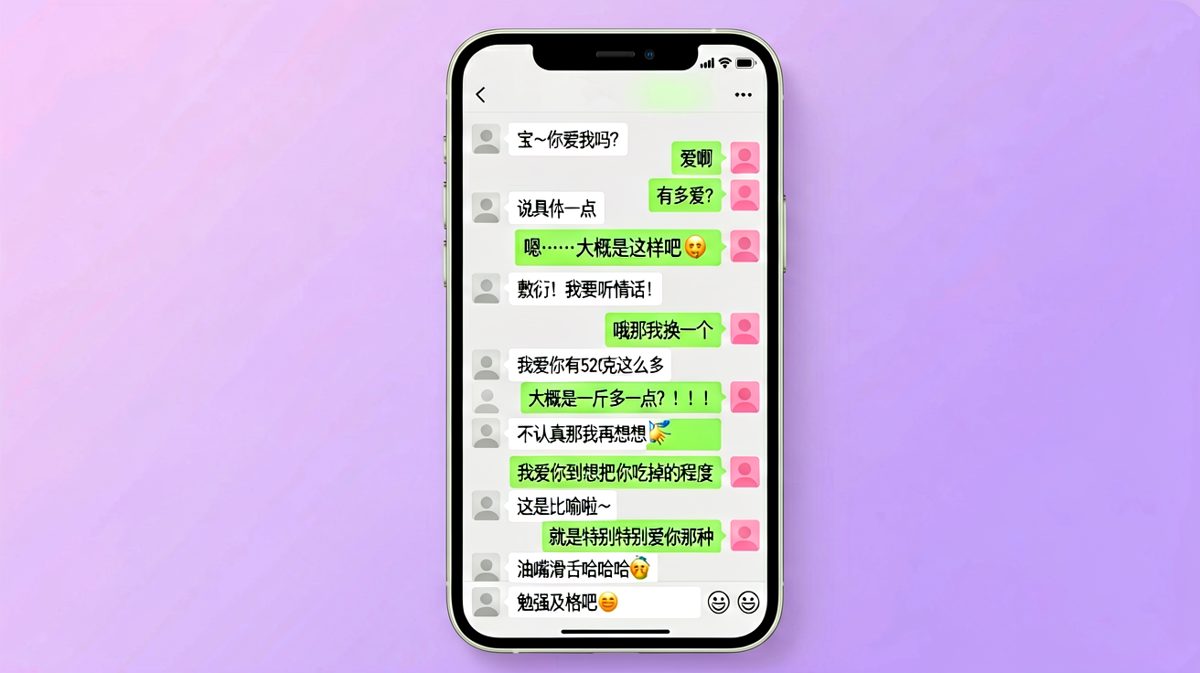 当女友问你有多爱她