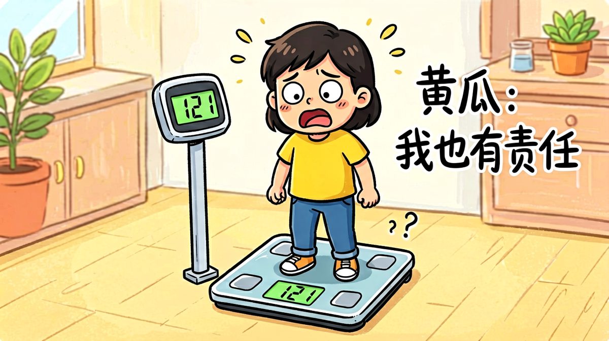 一个月后体重不降反升，黄瓜成了背锅侠
