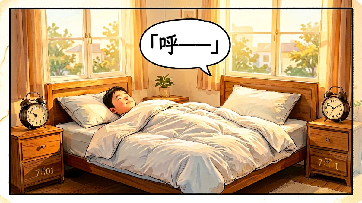 胜利在望，继续补觉