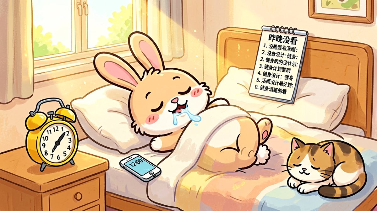 一睁眼……怎么到中午了？
