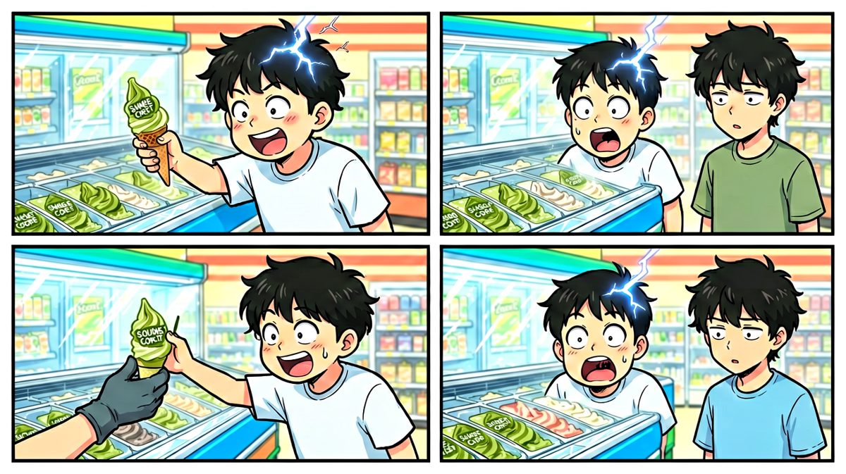 我的手……和你的冰激凌……