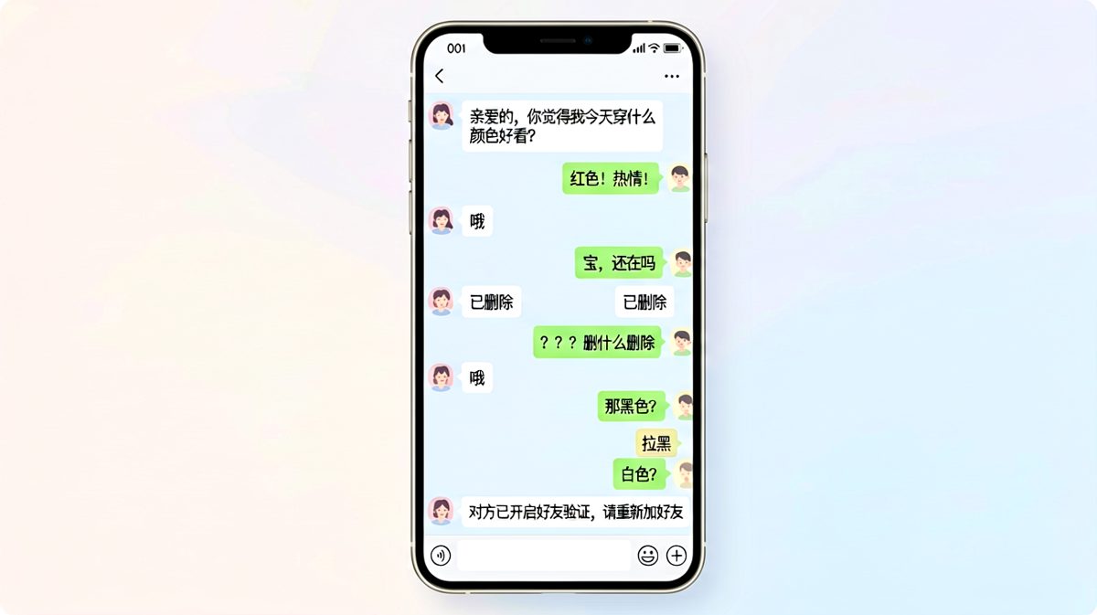 颜色盲男生的求生欲——从红色到好友验证的完整链路
