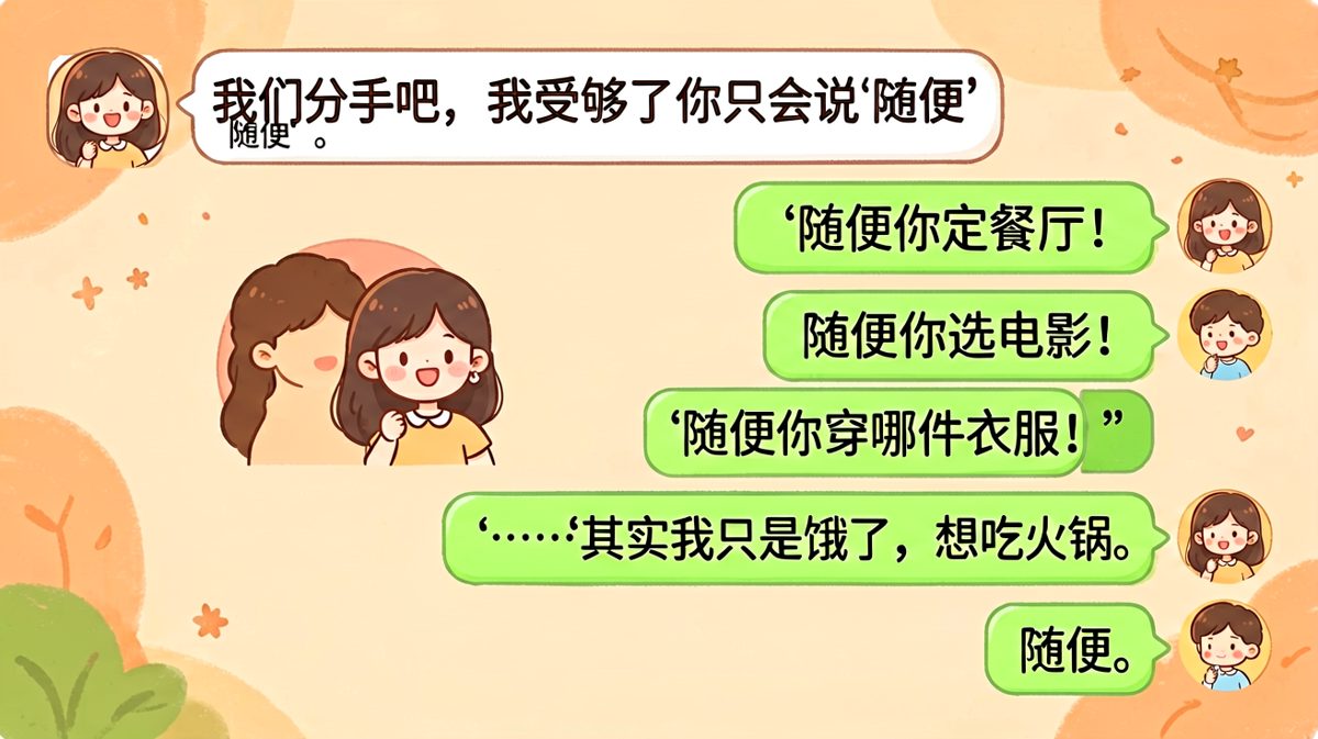 一句随便引发的分手惨案
