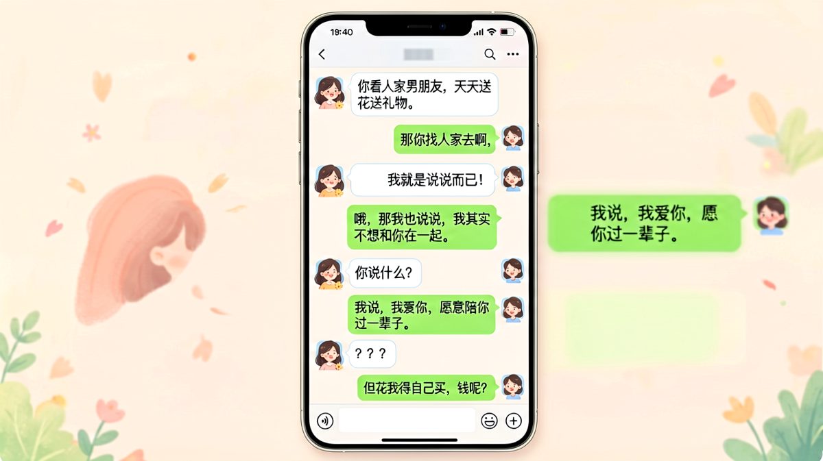 土味情话的代价是钱包空空