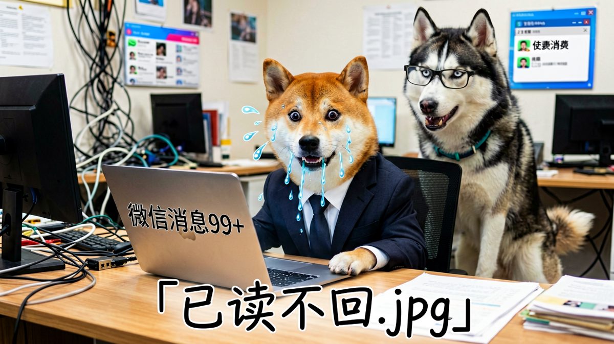 老板：在吗？我：在的在的在的！