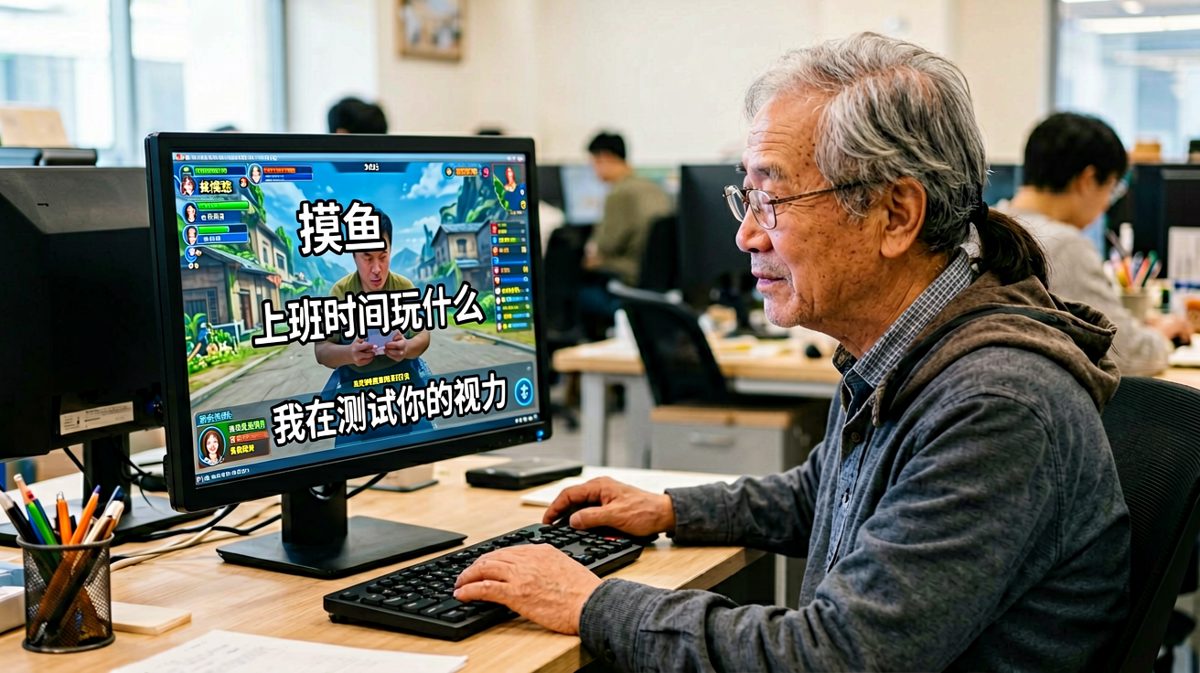 老板抓员工摸鱼，结果发现自己才是摸鱼的那位