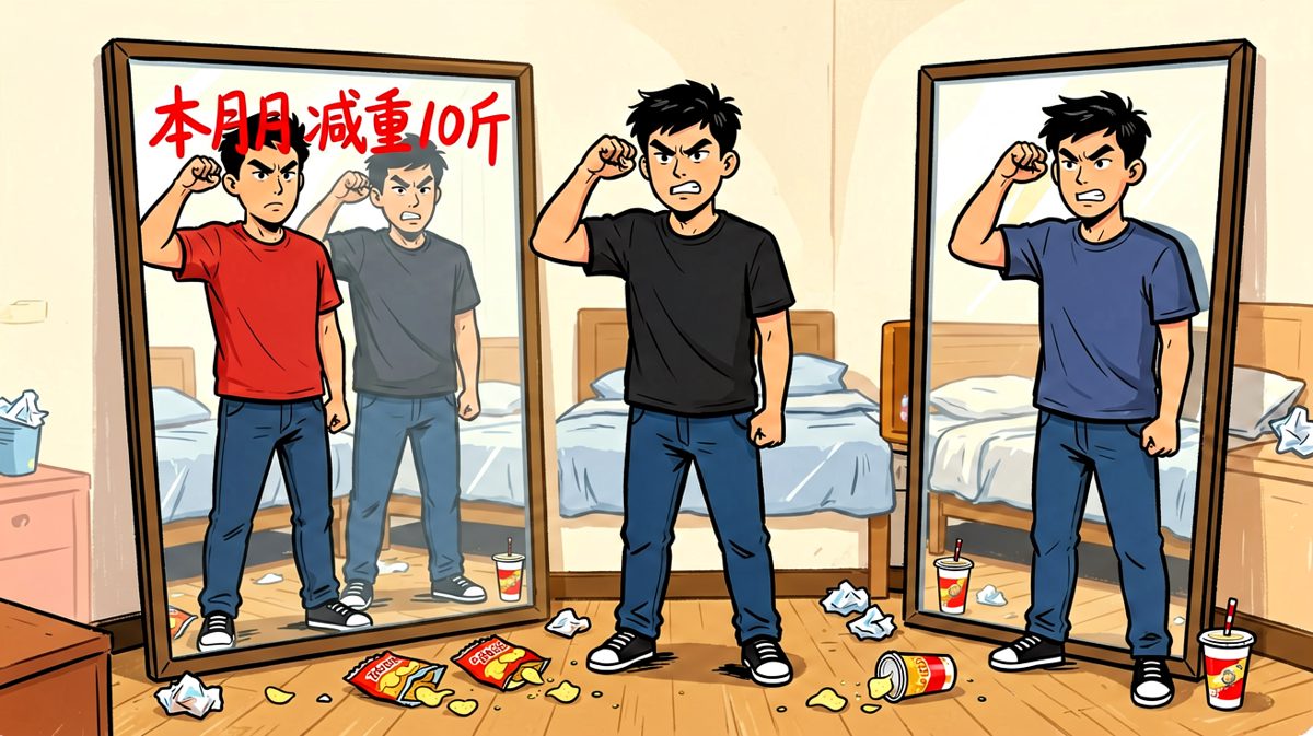 立下减肥 Flag，斗志昂扬