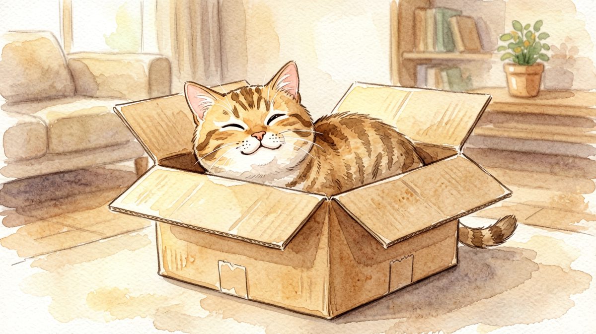 猫：只要我够扁，全世界都是我的床。