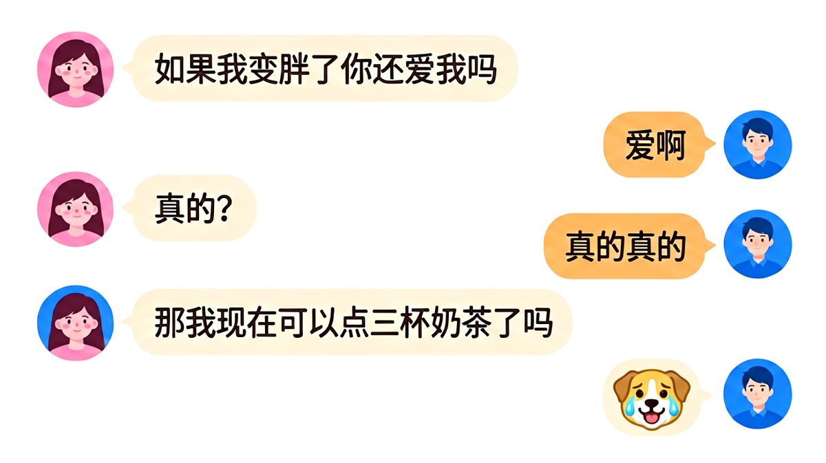 '点三杯奶茶'考验男朋友——秒回已读不回的连环反转