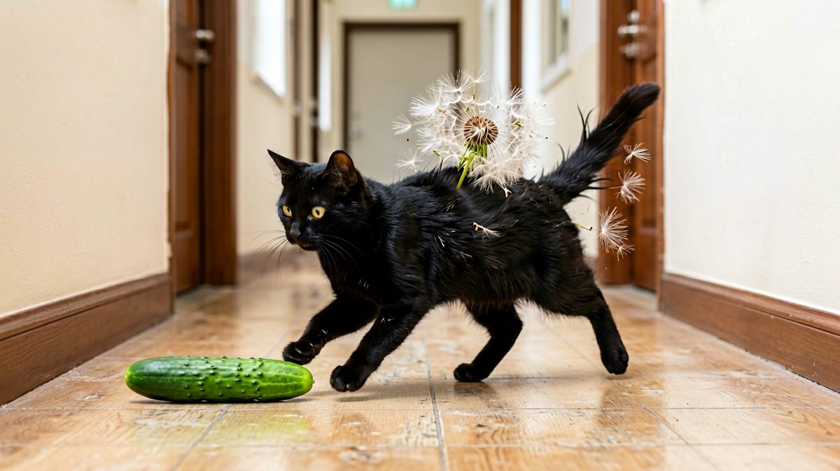 猫咪一生之敌：一根黄瓜引发的血案