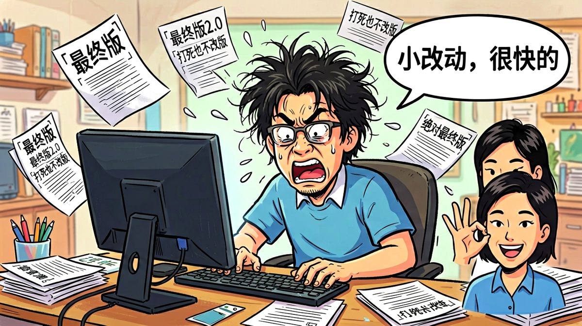 改稿改到怀疑人生