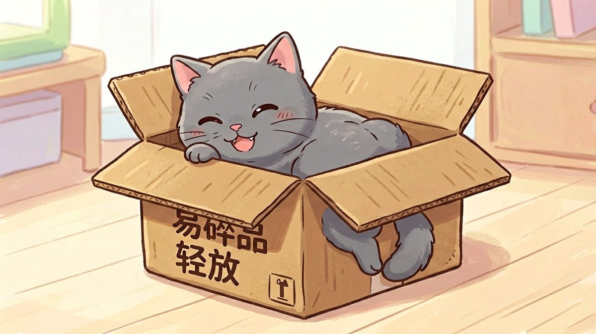 只要我够扁，这个箱子就是为我量身定做的！