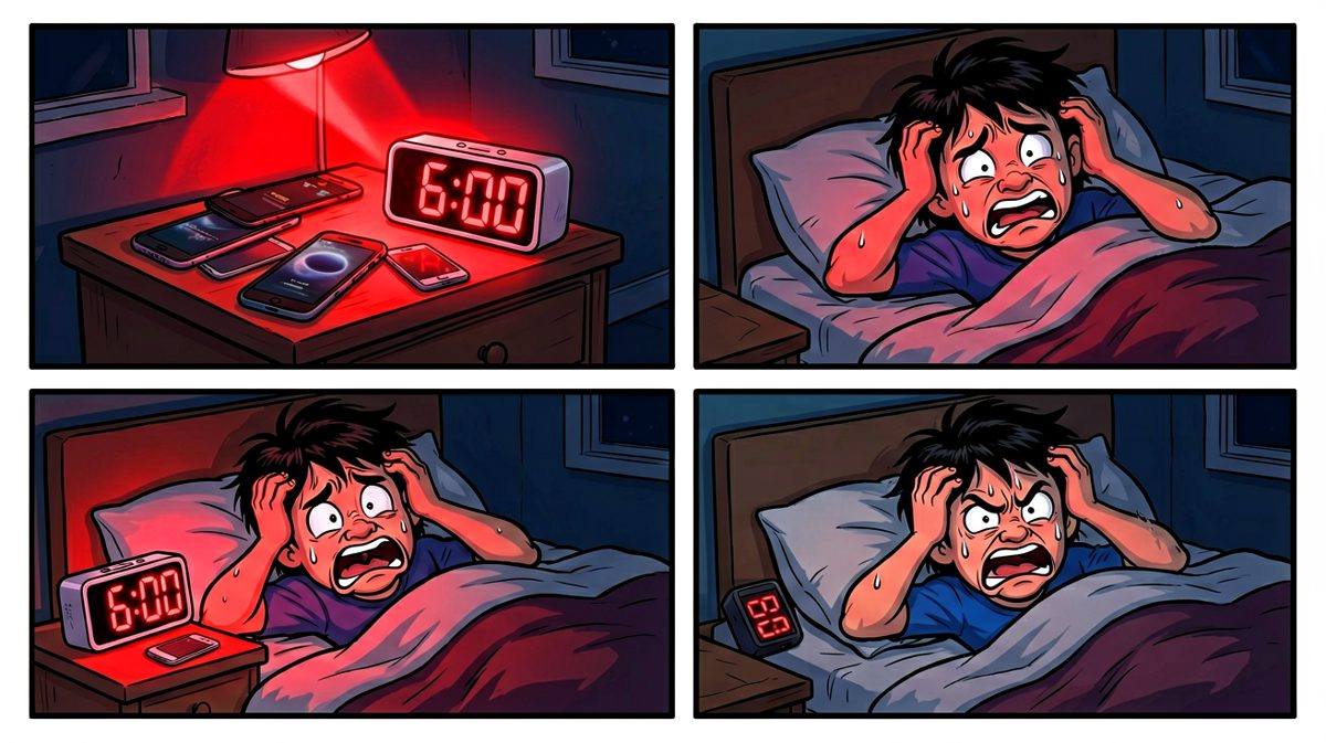 无数个闹钟同时响起，世界末日般的早晨
