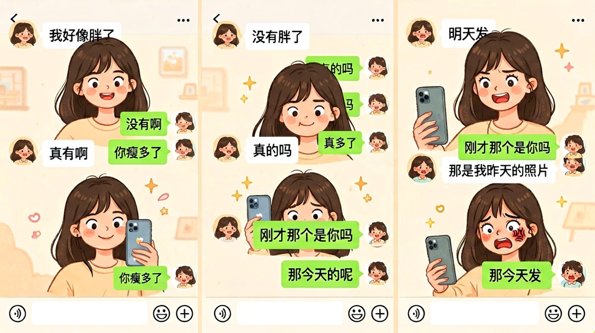 男生嘴严还是翻车，全在一张自拍里