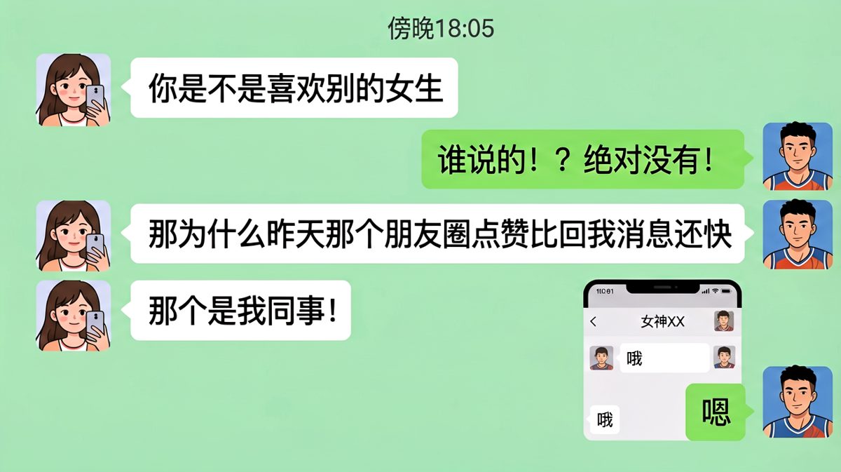 证据确凿，男生当场社死