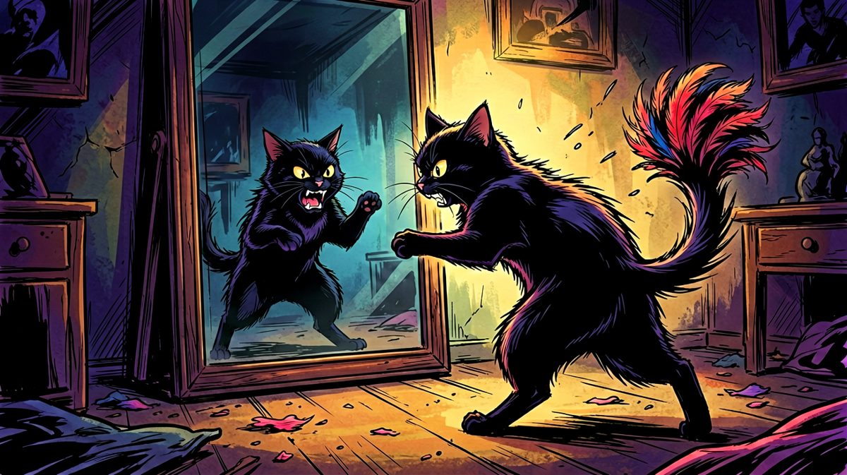 猫：你是谁？为什么敢模仿我？！
