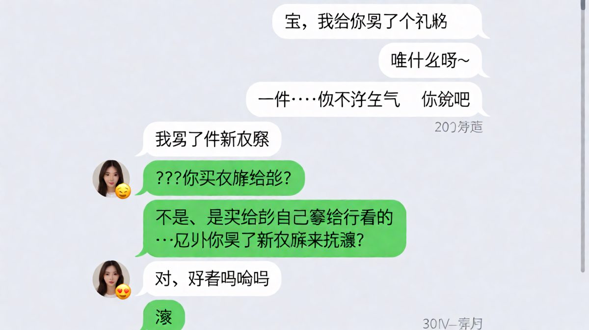 男生告白式炫耀，礼物居然是给自己买的