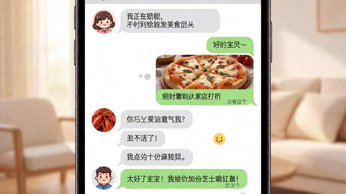 减肥路上的最大敌人：那个总在半夜给你发美食图的对象