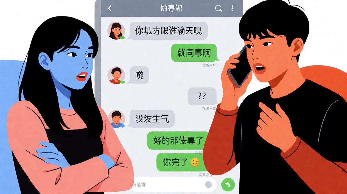 我没生气——这三个字就是暴风雨来临的前兆