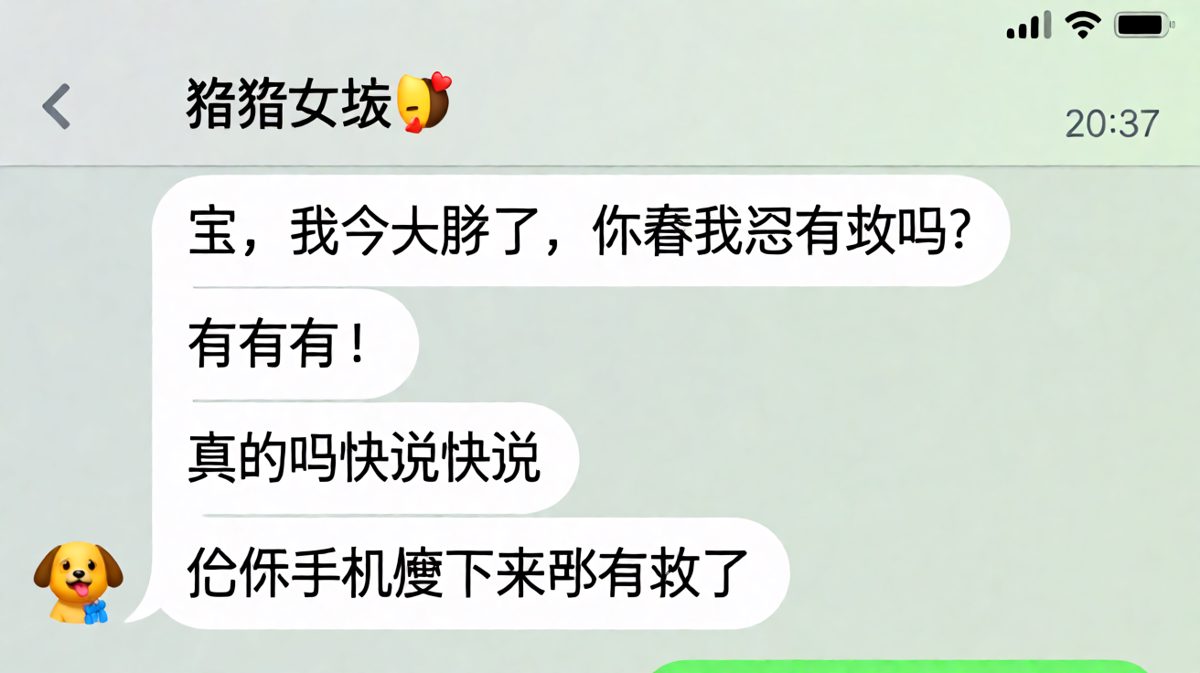 '把你手机瘦下来就有救了'——男朋友的脑回路清奇到令人发指