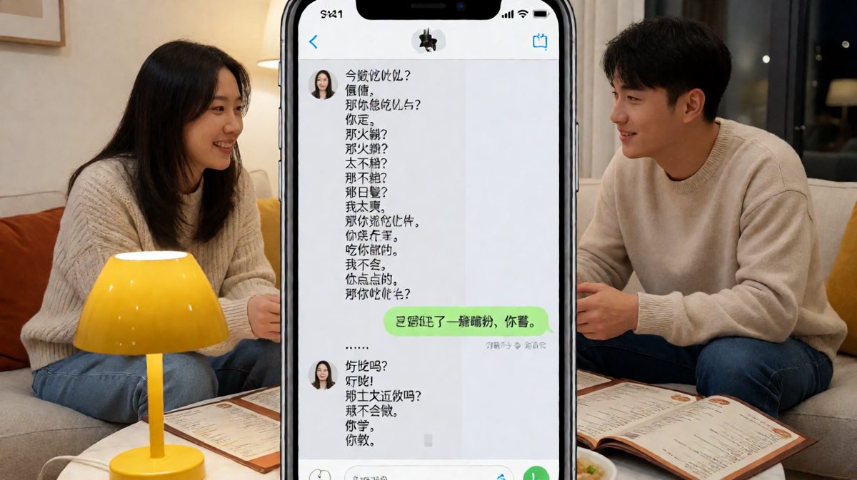 吃饭难题，男生从随意到被吃