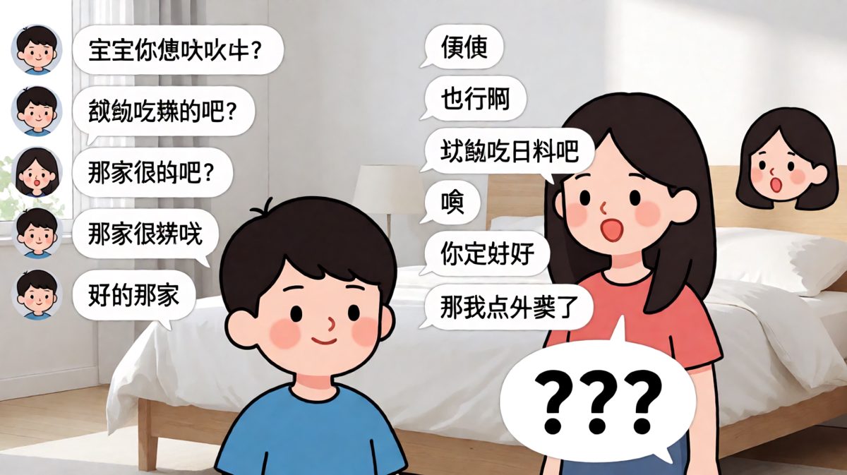 选了一小时吃饭地点，最后答案是——外卖