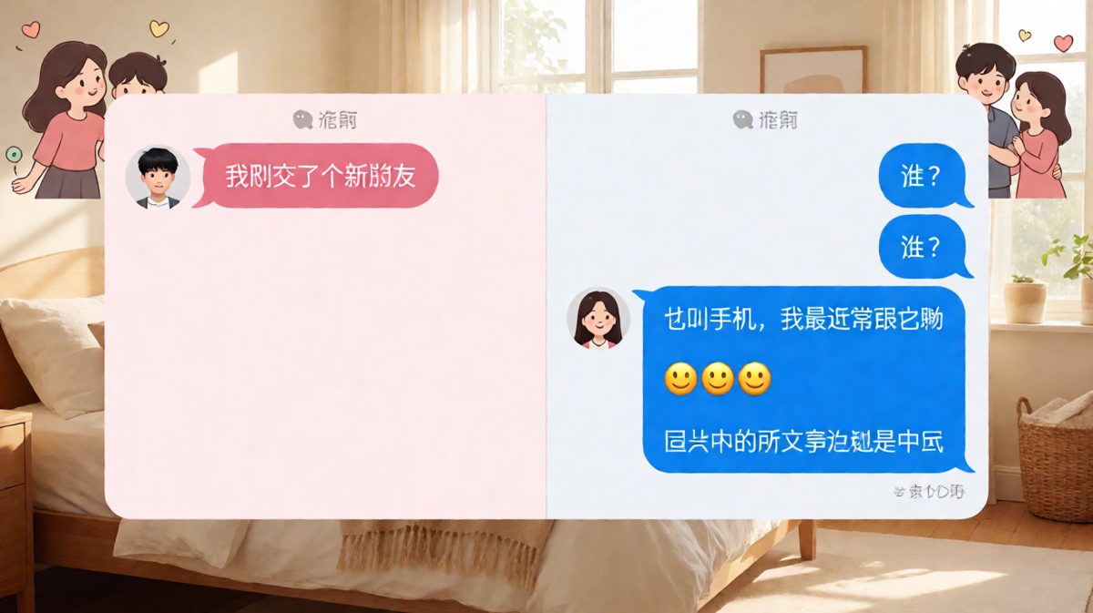 新朋友的'嫉妒'