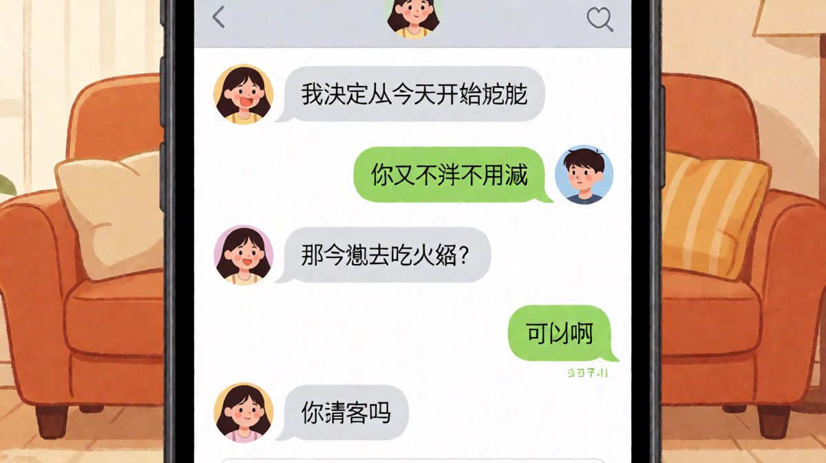 减肥第一天就要靠火锅庆祝，男朋友的钱包瑟瑟发抖。