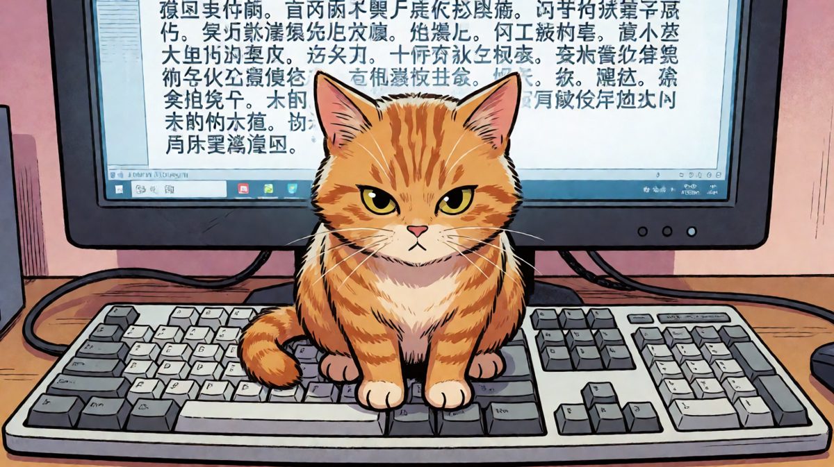 本喵只是在帮主人处理文件，别误会。