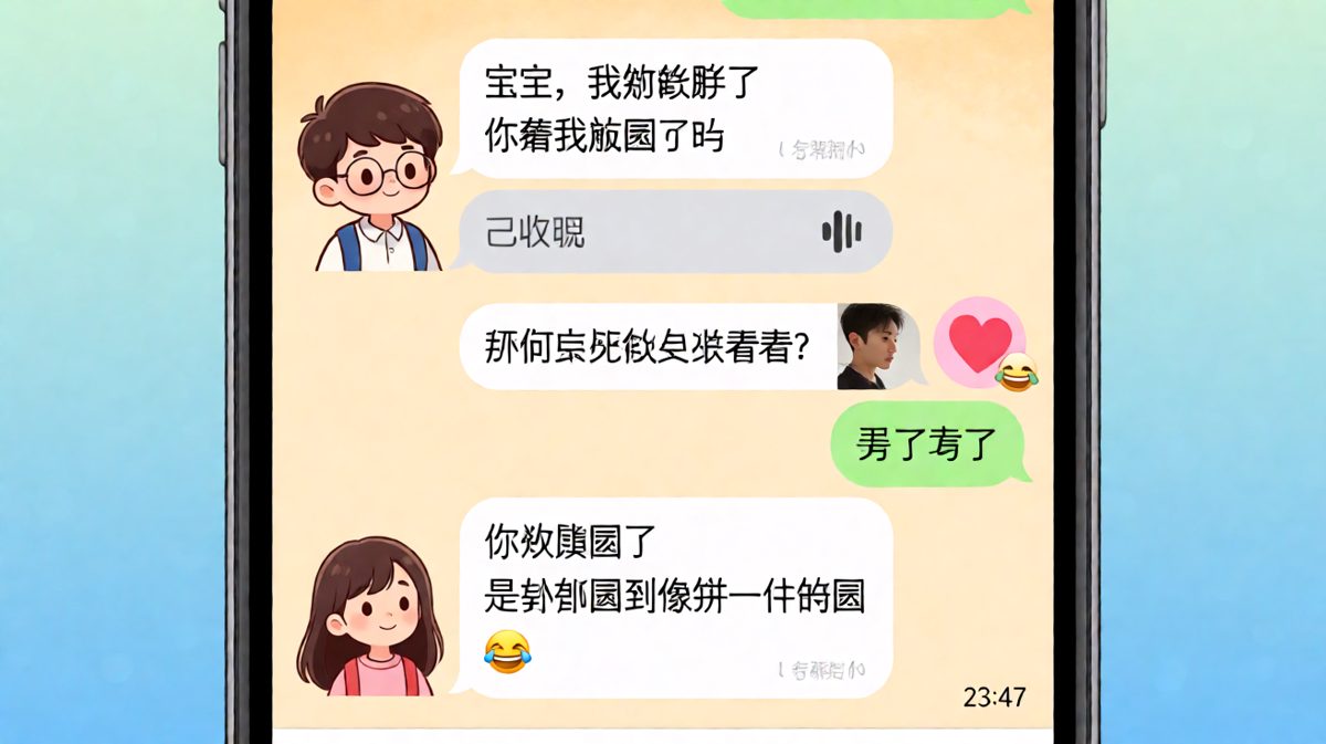 男生问自己胖没胖，女生一句「圆到像饼一样」当场社死。