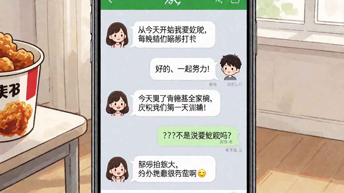 减肥路上的'奖励机制'，逻辑闭环无懈可击