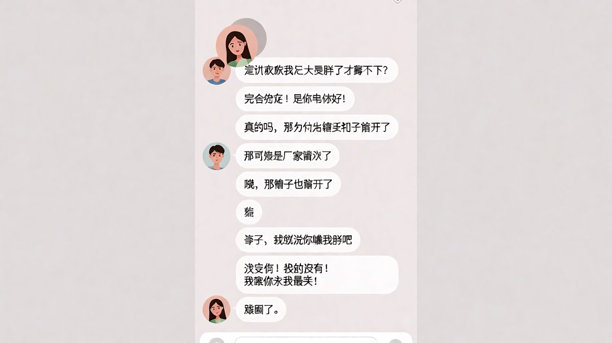 胖子是骂人的话，而你在她这里已经被记下了