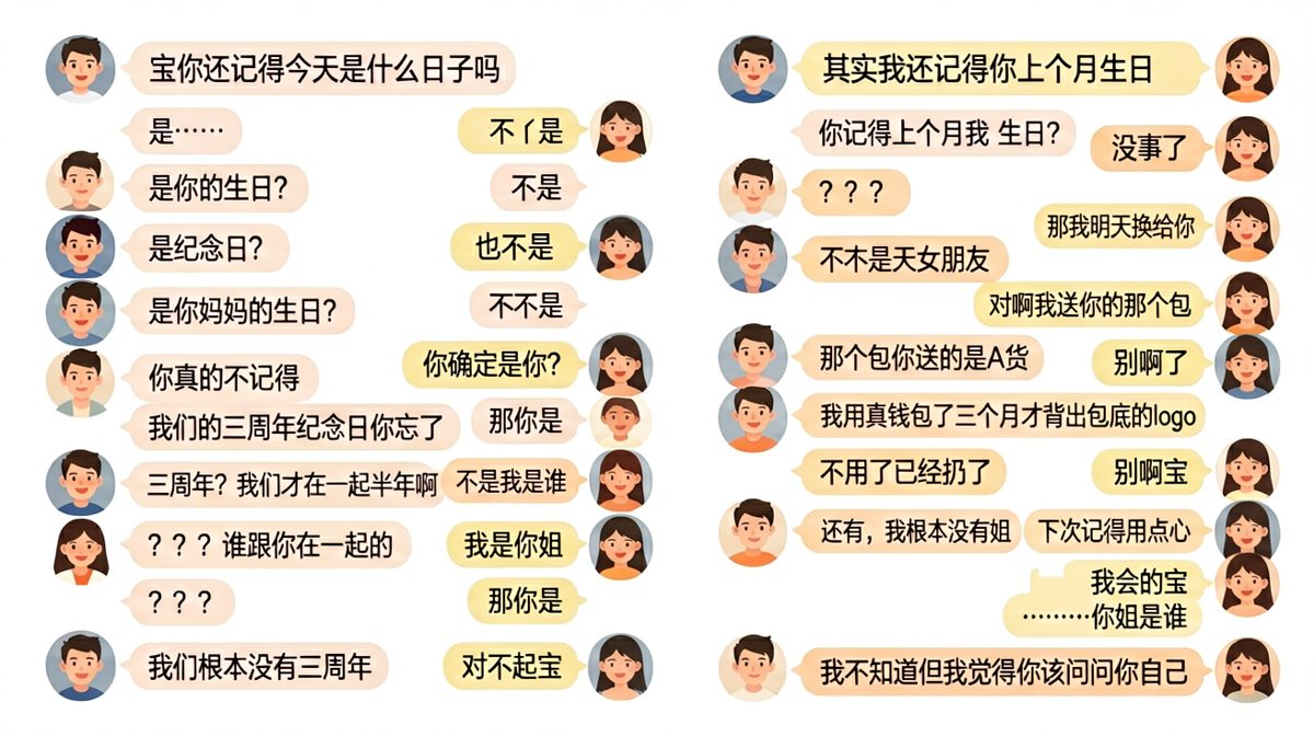纪念日灾难：半年记成三年，A货包送出社死现场