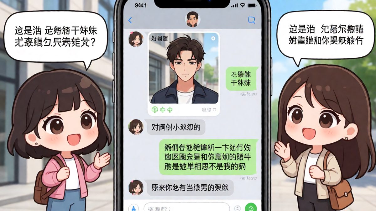 干妹妹变前女友，男生靠嘴硬成功把天聊死