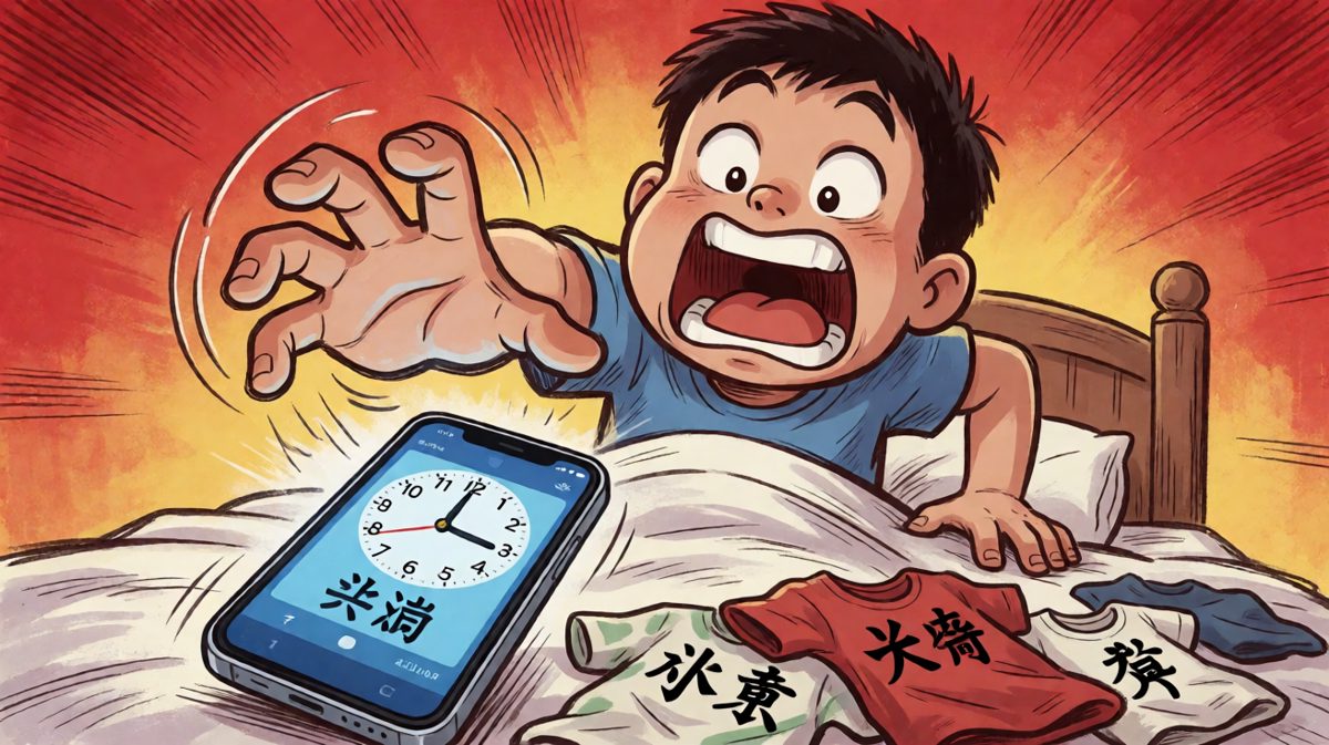 完了！要迟到了！！