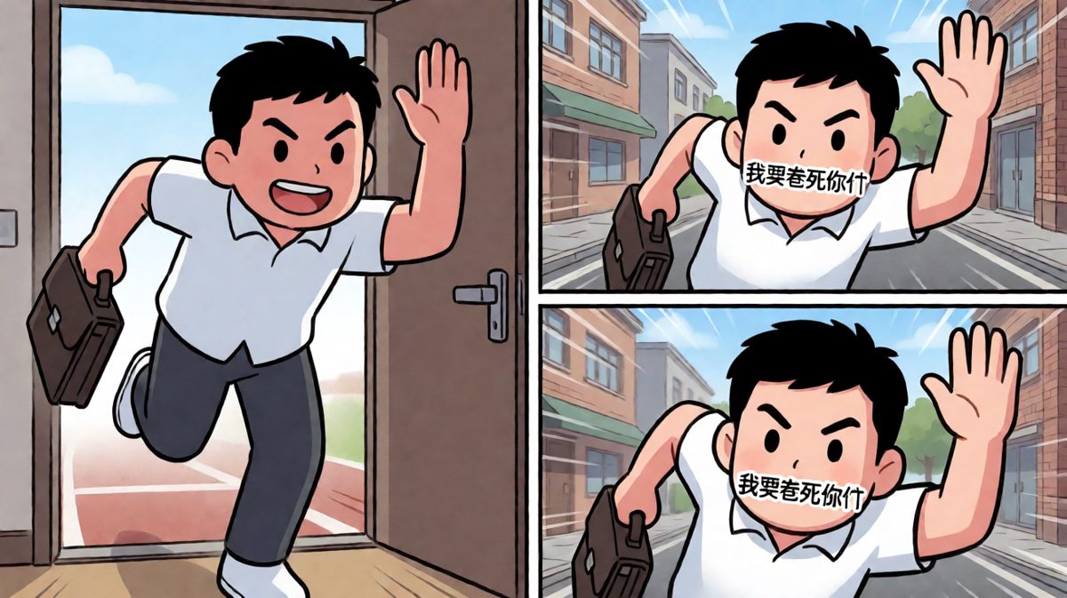 一路狂飙冲向公司