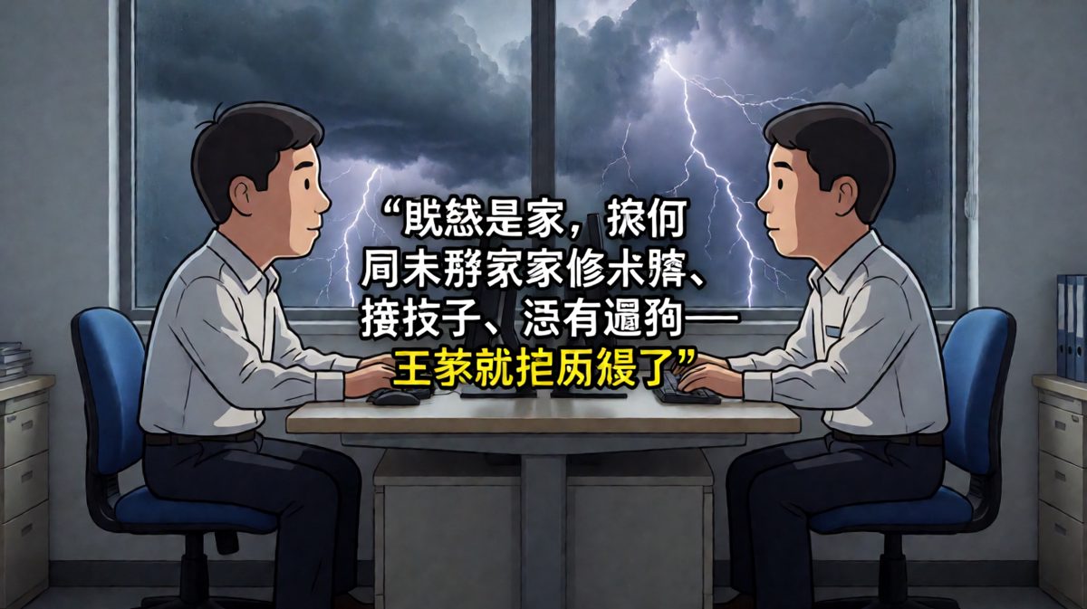老板补充：'工资就是包住，水电网自理。'员工内心OS：这家是馊的！