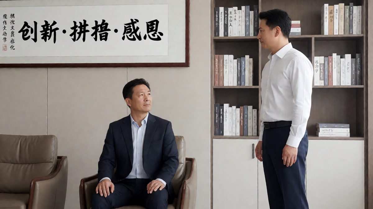 老板:'你怎么看公司最近的业务下滑?'员工:"我把所有时间都用来思考怎么让你开心了，没时间管业务。"