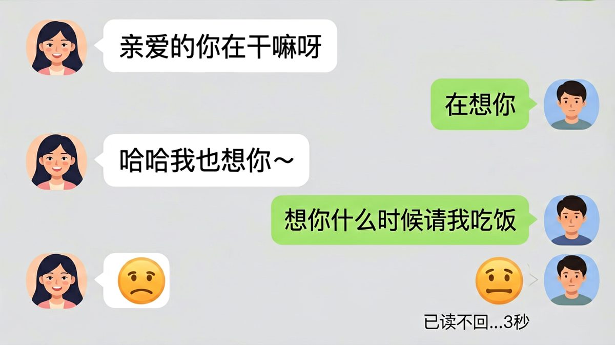 男生情话套路后的真实意图，反转打脸
