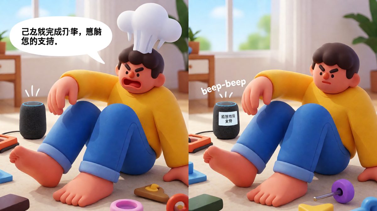 主角崩溃收场，智能音箱还贴心地说'感谢您的支持'