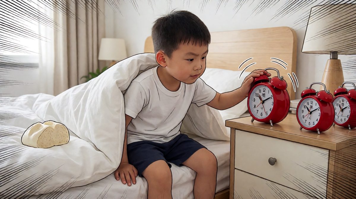 一掌拍掉第一个闹钟